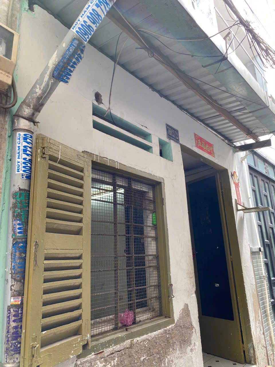 Bán nhà địa chỉ 769/21/12 .Phạm Thế Hiển. Phường 4. Quận8 . Hẻm trước nhà 2.5m