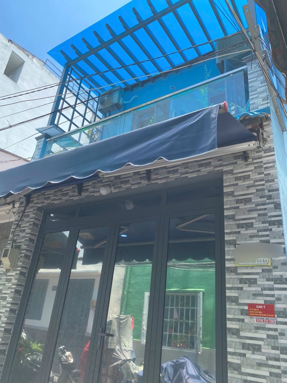 Bán nhà 1 lầu - 4.07 x 10m - Âu Dương Lân - Phường 3 - Quận 8. Hẻm thông 3m